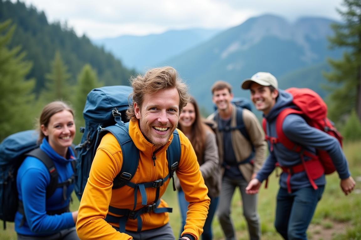 Group expedition team building adventure
